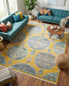 Arcadia Rugs Collection Area Rug -  Atlantis (Yellow) Rectangle Yellow  lifestyle 6