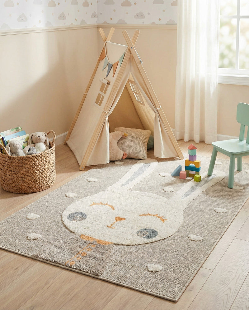 Wonder Tykes Collection Area Rug -  Blisswood Rectangle Peach Blossom  lifestyle 14