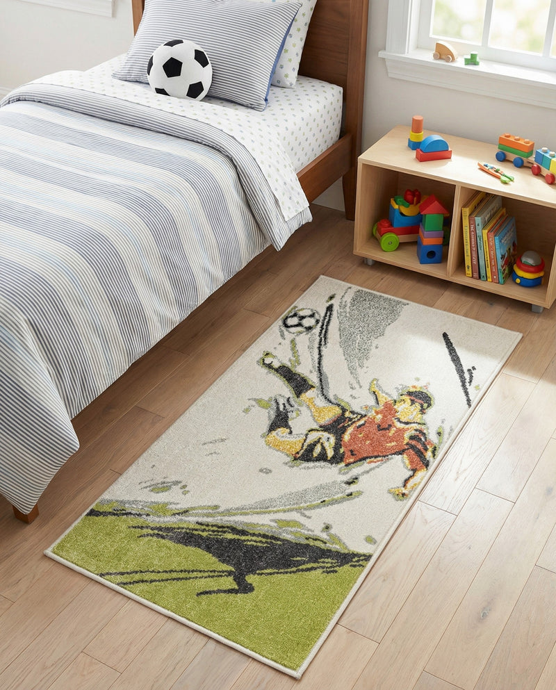 Wonder Tykes Collection Area Rug -  Mirage Runner Gray  lifestyle 32