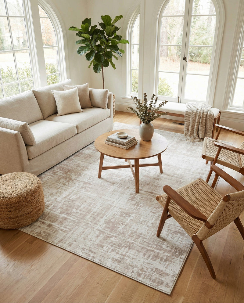 Seville Elegance Collection Area Rug -  Cadiz Rectangle Ivory  lifestyle 27