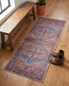 Zahara Oasis Collection Area Rug -  Agadir Runner Antique Rust Red  lifestyle 51