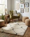 Casablanca Comfort Collection Area Rug -  Medina Rectangle Ivory  lifestyle 36