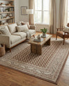 Soho Elegance Collection Area Rug -  Mercer (Brown) Rectangle Brown  lifestyle 16