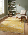 Dover Terrace Collection Area Rug -  Lagoon (Yellow) Rectangle Yellow  lifestyle 16