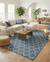 Savannah Pergola Collection Area Rug - Arbor (Navy Blue) Rectangle Navy Blue  lifestyle 16