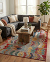 Urban Terrace Collection Area Rug -  Arcade Rectangle Multi  lifestyle 37