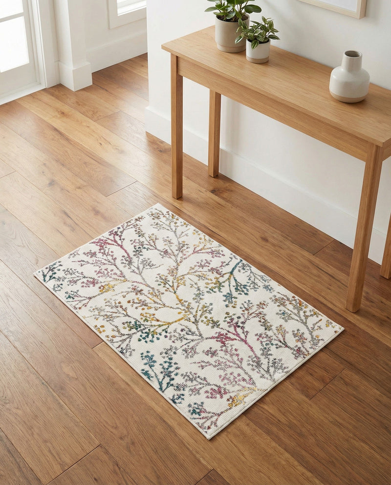 Meadow Breeze Collection Area Rug -  Sunbeam Rectangle Ivory  lifestyle 30