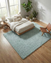 Cozy Comfort Shag Collection Area Rug - Haven (Sage Green) Rectangle Sage Green  lifestyle 17