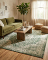 Savannah Soiree Collection Area Rug -  Everglade (Green) Rectangle Green  lifestyle 7