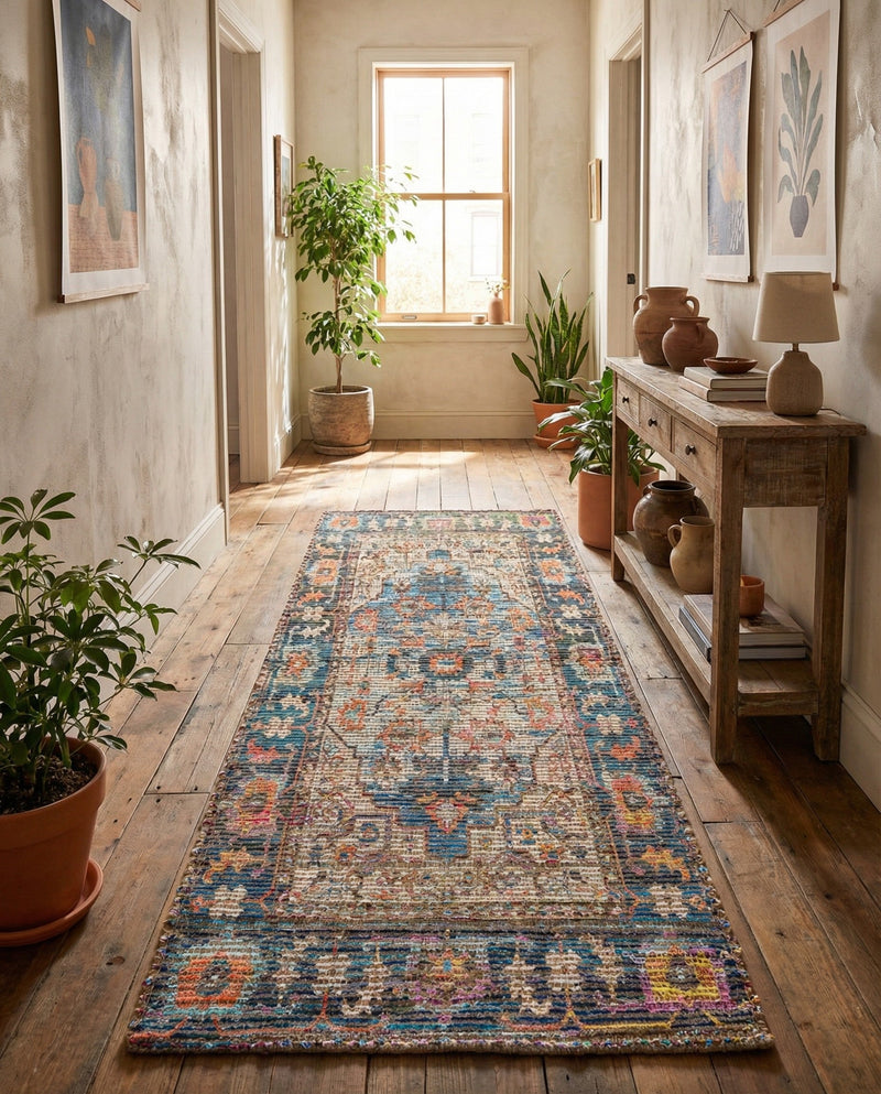 Savannah Threads Collection Area Rug -  Atacama Runner Multi  lifestyle 45