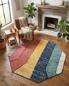 Marrakech Mosaic Collection Area Rug -  Agadir Octagon Multi  lifestyle 54