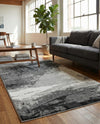 Copenhagen Edge Collection Area Rug - Nyhavn Rectangle Black  lifestyle 73
