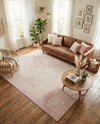 Dover Terrace Collection Area Rug -  Lagoon (Pink) Rectangle Pink  lifestyle 10