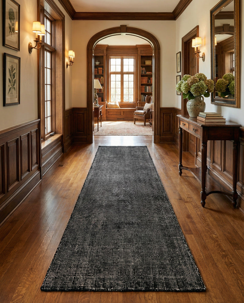 Berkshire Estate Collection Area Rug - Windsor (Blackberry) Runner Blackberry  lifestyle 75