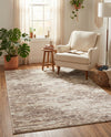 Serenity Sands Collection Area Rug - Dunescape Rectangle Brown  lifestyle 21