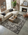 Georgetown Rugs Collection Area Rug - Dupont (Dark Gray) Rectangle Dark Gray  lifestyle 8