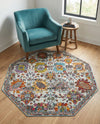 Arcadia Rugs Collection Area Rug -  Elysium Octagon Multi  lifestyle 76