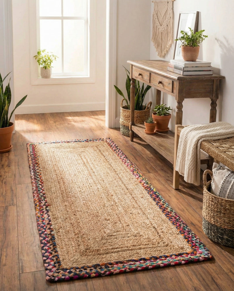 Woven Seaside Jute Collection Area Rug - Seabrook Runner Natural  lifestyle 36