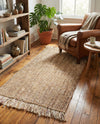 Savannah Jute Collection Area Rug - Tahoe Rectangle Natural  lifestyle 13