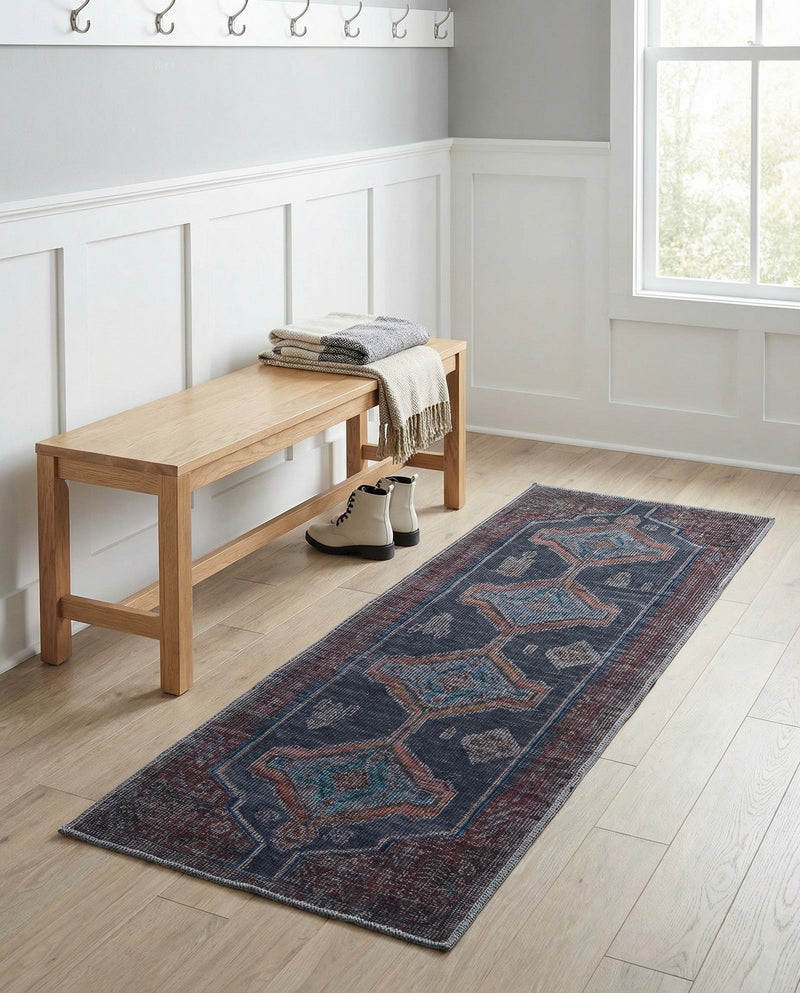 Rovaniemi Collection Area Rug - Lapland Runner Charcoal and Gray  lifestyle 57