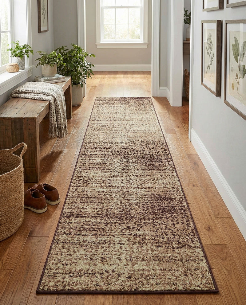 Autumn Meadow Collection Area Rug -  Ironbark Runner Beige  lifestyle 53