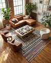 Thar Cotton Collection Area Rug -  Kovalam Rectangle Multi  lifestyle 9