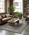 Metro Heights Collection Area Rug -  Astoria Rectangle Navy Blue  lifestyle 35