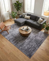 Sahara Essence Collection Area Rug - Oasis (Gray) Rectangle Gray  lifestyle 29