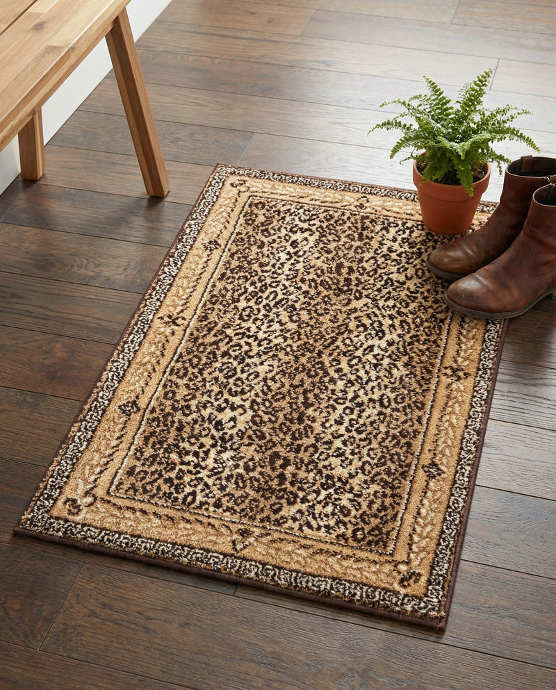 Savannah Sojourn Collection Area Rug -  Limpopo Rectangle Brown  lifestyle 13