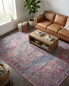 Zahara Oasis Collection Area Rug -  Agadir Rectangle Antique Rust Red  lifestyle 6