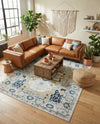 Parisian Elegance Collection Area Rug - Versailles (Gray) Rectangle Gray  lifestyle 27
