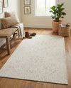 Tribal Terrace Treasures Collection Area Rug - Mayan Marina (Light Gray) Rectangle Light Gray  lifestyle 35