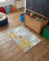 Wonder Tykes Collection Area Rug -  Mystic Rectangle Gray  lifestyle 4