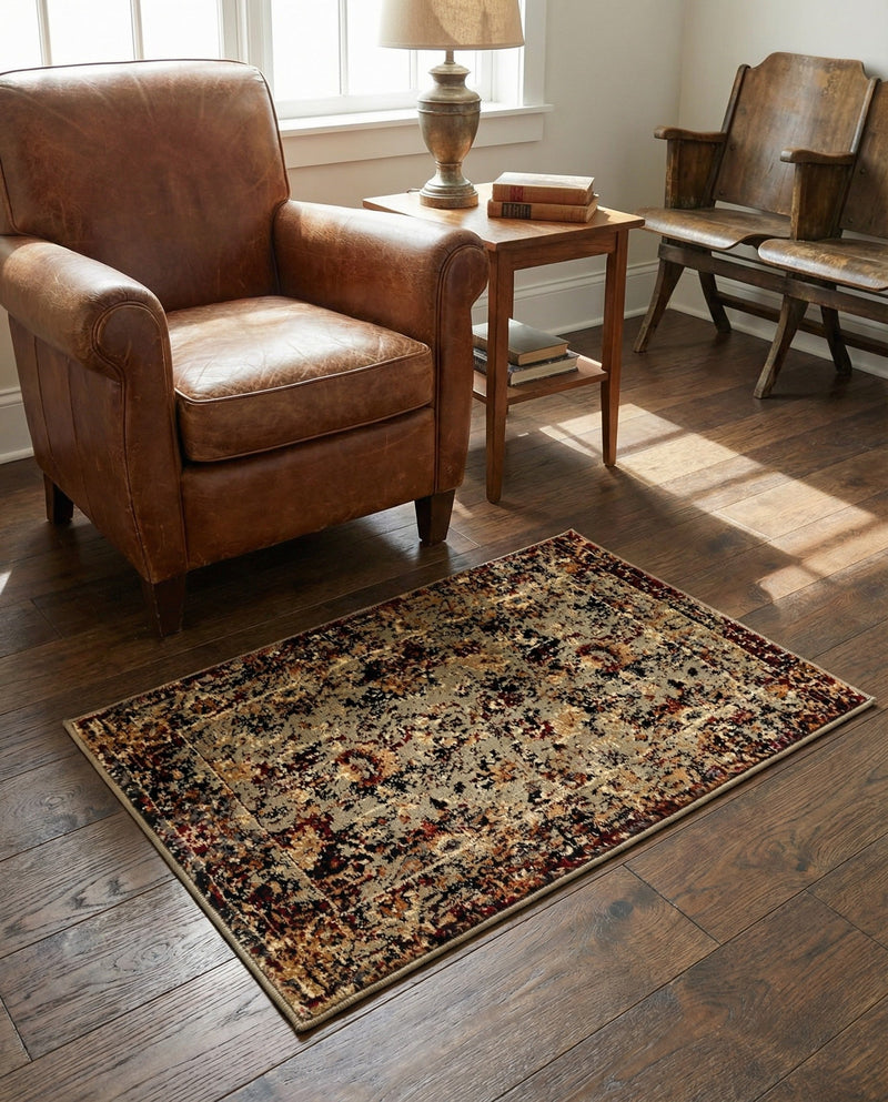 Neptune Elegance Collection Area Rug -  Galatea (Green) Rectangle Green  lifestyle 12