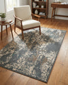 Gobi Sands Collection Area Rug - Dunhuang Rectangle Gray  lifestyle 38