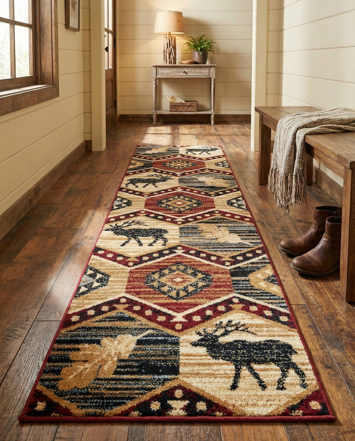 Frontier Trails Collection Area Rug -  Mesa Runner Multi  lifestyle 86