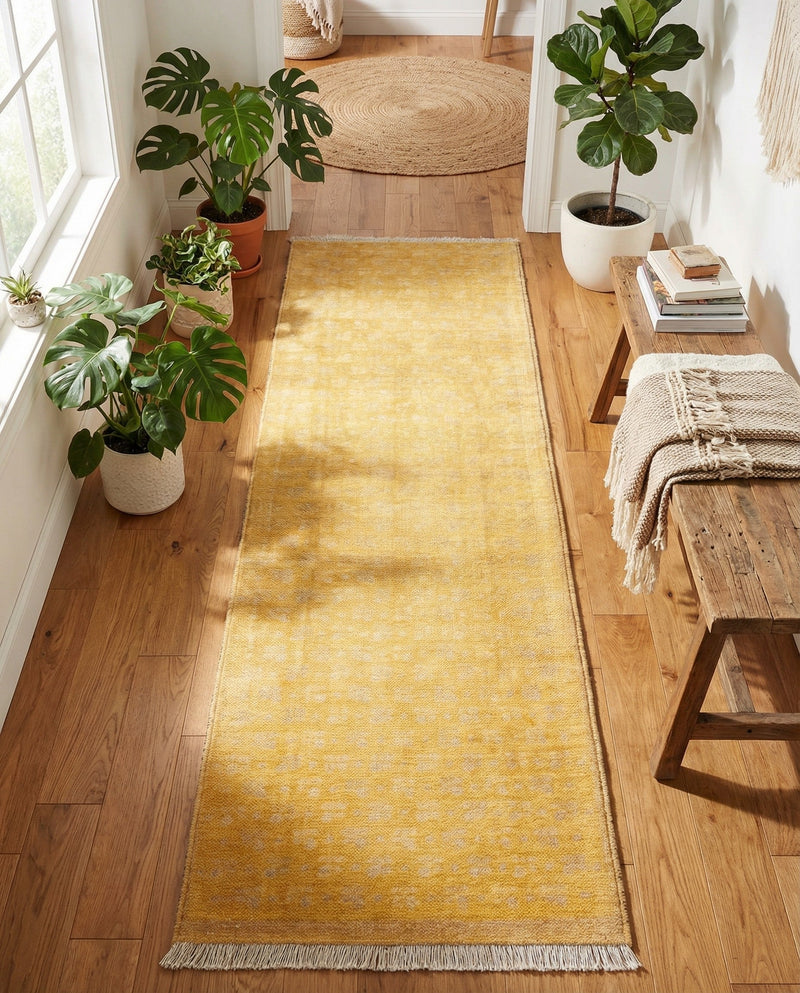 Bazaar Chic Collection Area Rug - Marrakech Runner Yellow  lifestyle 47
