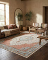 Mykonos Manor Collection Area Rug - Delos Rectangle Ivory  lifestyle 28