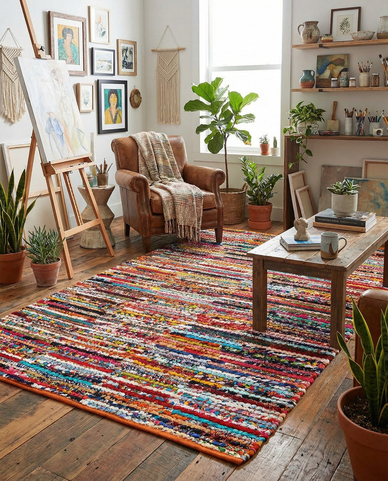 Woven Udaipur Collection Area Rug - Jaipur Rectangle Multi  lifestyle 17