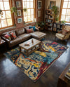 Autumnal Tapestry Collection Area Rug - Harvestville Rectangle Multi  lifestyle 32