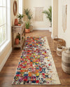 Marrakesh Elegance Collection Area Rug -  Azilal Runner Multi  lifestyle 76