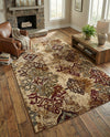 Bistro Lounge Collection Area Rug -  Piccolo Rectangle Beige  lifestyle 27