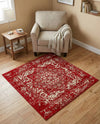 Georgetown Rugs Collection Area Rug - Dupont (Red) Square Red  lifestyle 38