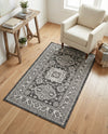 Tribal Terrace Treasures Collection Area Rug -  Incan Isle (Charcoal Gray) Rectangle Charcoal Gray  lifestyle 23