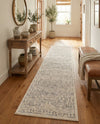 Savannah Soiree Collection Area Rug -  Everglade (White) Runner White  lifestyle 60