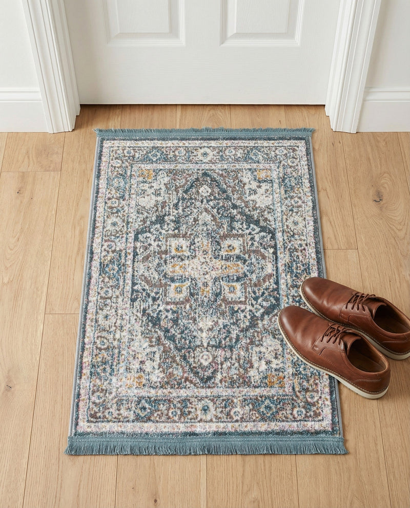 Caribbean Breeze Collection Area Rug -  Andros Rectangle Gray  lifestyle 35