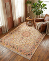 Bazaar Chic Collection Area Rug -  Fez Rectangle Ivory and Gold  lifestyle 15