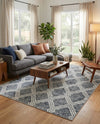 Aegean Elegance Washables Collection Area Rug -  Tinos Rectangle Ivory  lifestyle 68