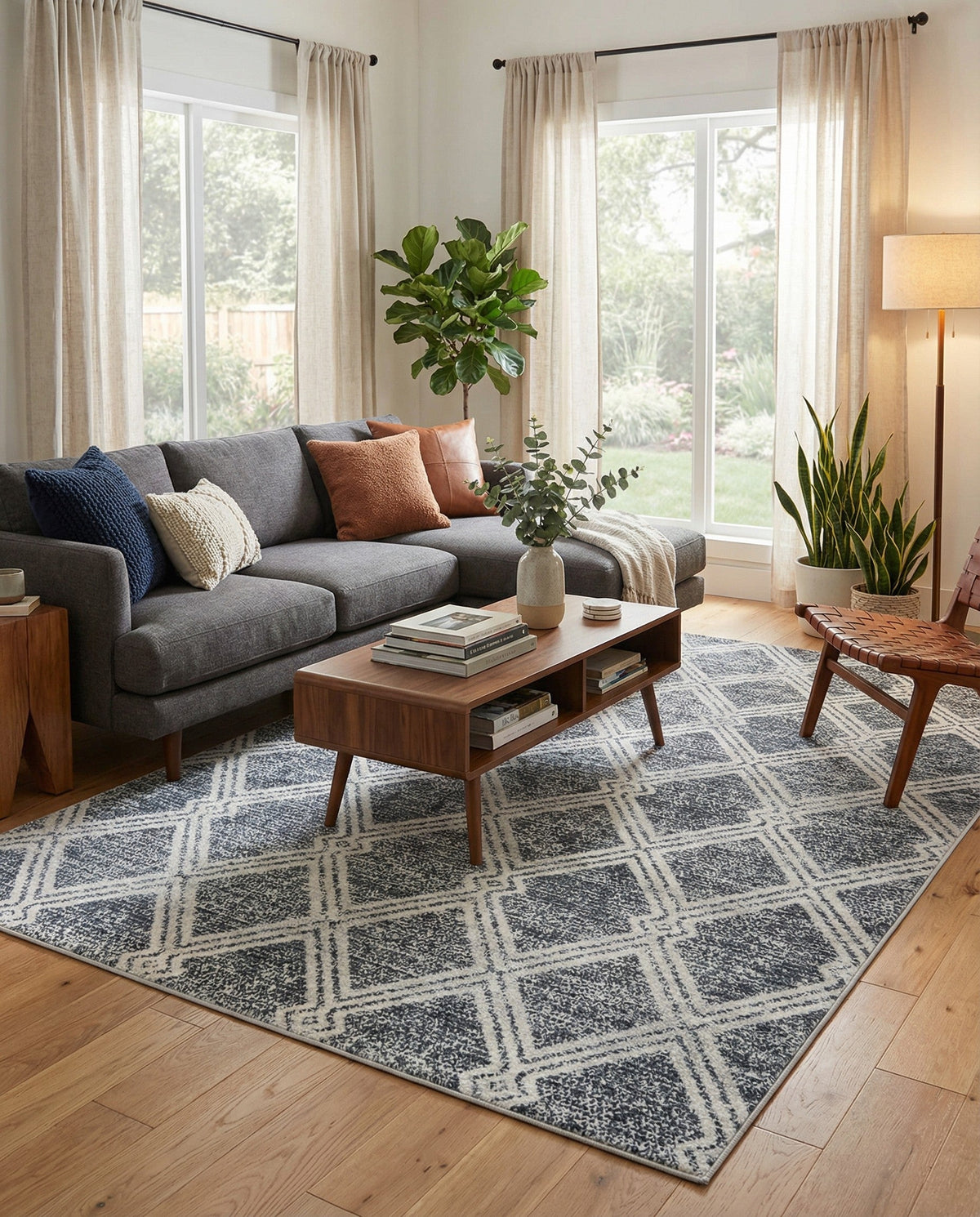 Aegean Elegance Washables Collection Area Rug -  Tinos Rectangle Ivory  lifestyle 68