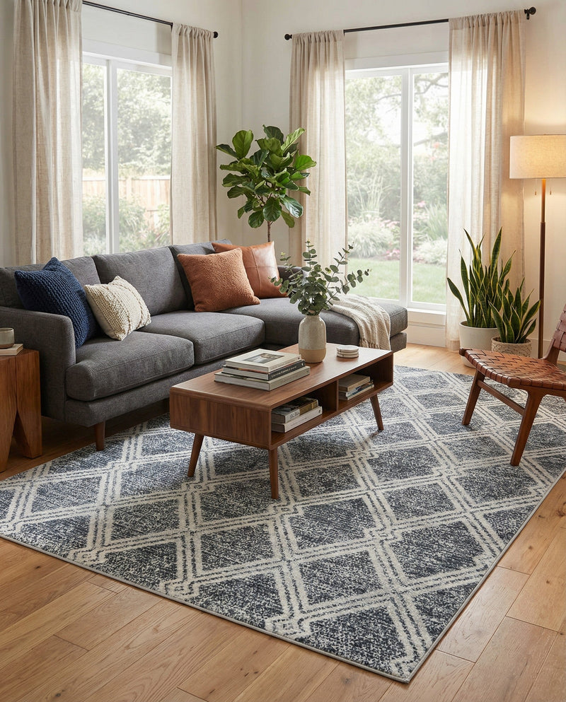 Aegean Elegance Washables Collection Area Rug -  Tinos Rectangle Ivory  lifestyle 68